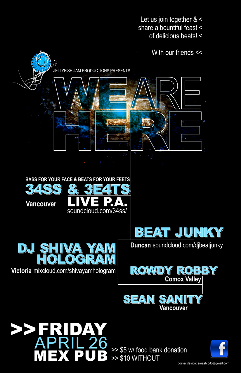 We Are Here Poster Friday April 26 2013