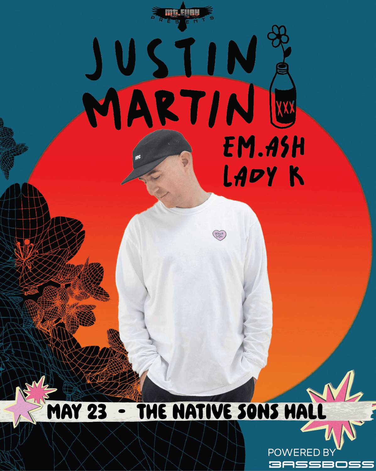 Justin Martin Live at the Native Sons Hall w/ em.ash & Lady K